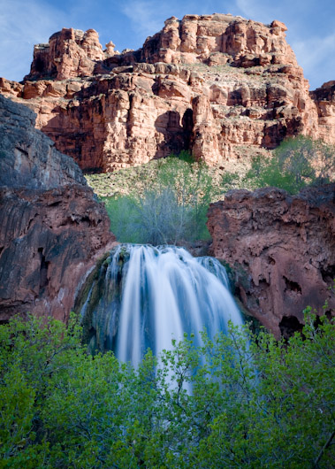 Falls Under Red Rock