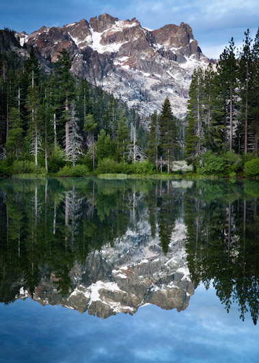 Sierra Buttes Over Sand Pond