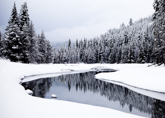 Truckee River in Winter